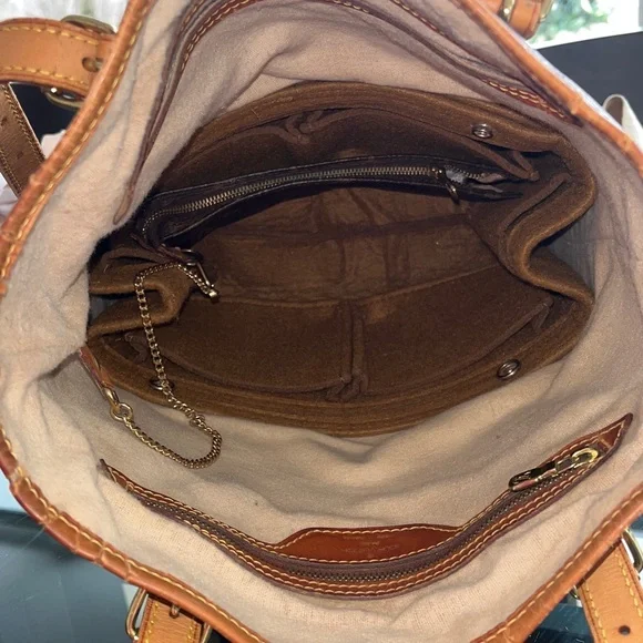 Louis Vuitton Monogram Brown Bucket Bag With Wallet